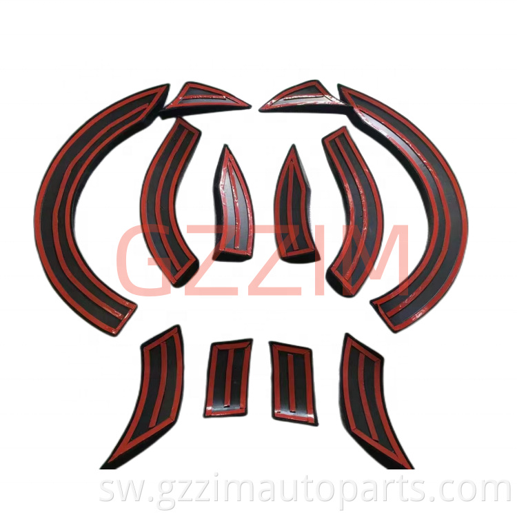 Gurudumu fender flares matope mudguards mfukoni kwa Ford Everest